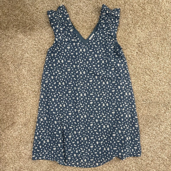 Jodifl Spotted Ruffle shoulder mini dress - Picture 2 of 4